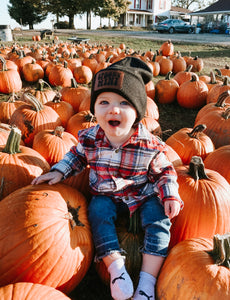 Spooky mommy & me beanie