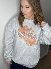 Load image into Gallery viewer, Floral Doula sweatshirt