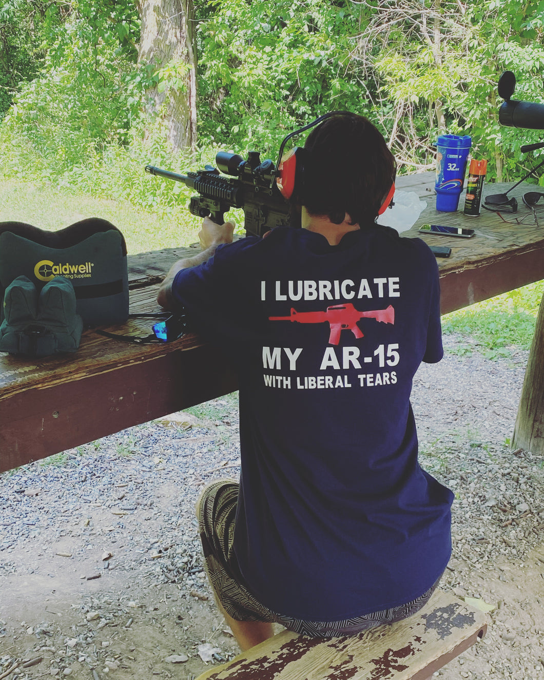 I lubricate my AR-15 with liberal tears