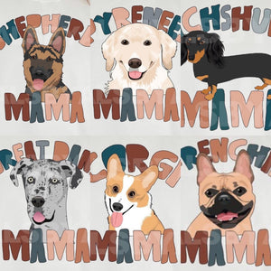 Personalized dog breed Mama