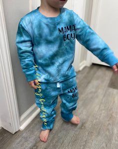 Mamas boy hand dyed lounge set