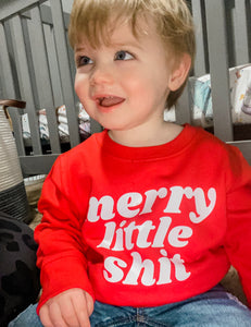 Merry little shit sweatshirt