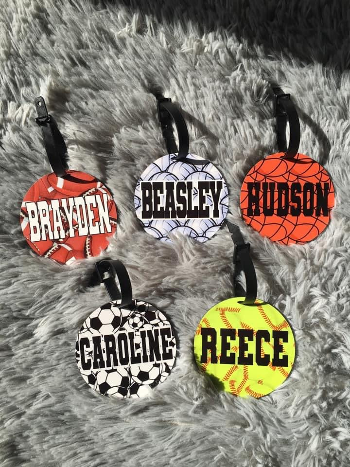 Sports bag  tag