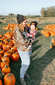 Spooky mommy & me beanie