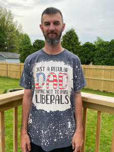 Dad trying not to raise liberals