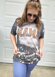 Floral Mama Varsity tee