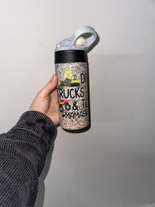 Dirt trucks & toys tumbler