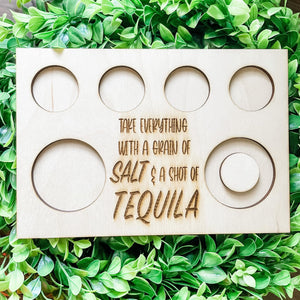 Tequila shot board