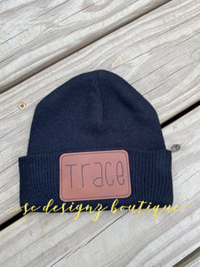 Personalized name beanie