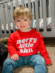 Merry little shit sweatshirt