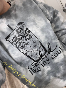 Cold like my soul dye sweater