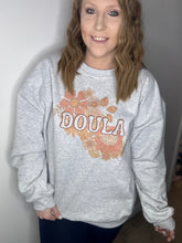 Load image into Gallery viewer, Floral Doula sweatshirt