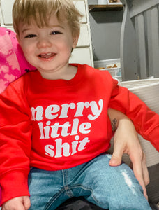 Merry little shit sweatshirt