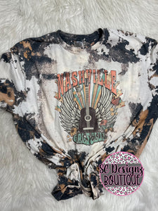 Nashville girls club cowhide vintage tee