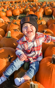 Spooky mommy & me beanie