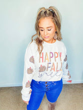 Load image into Gallery viewer, Happy fall sweatshirt