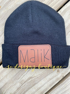 Personalized name beanie