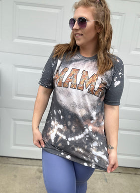 Floral Mama Varsity tee